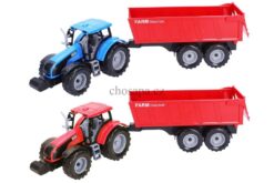 Máy kéo có rơ móc thùng đựng nông sản. Đóng trong hộp dài 48cm