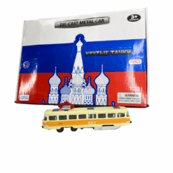 Bộ sản phẩm bao gồm 12 tàu điện kiểu Nga. Chạy Pin