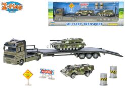 Xe tải quân sự, bằng kim loại với xe bọc thép 2ks 2-Play trong hộp