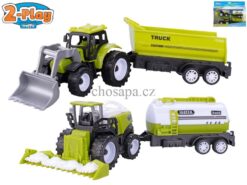 Máy kéo chở nước tưới cây và máy kéo chở moóc thùng