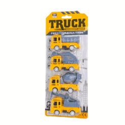 Bộ sưu tập 4 xe công trình đóng vỉ dài 30cm