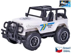 Jeep cảnh sát 22,5cm chạy bằng bánh đà trong hộp