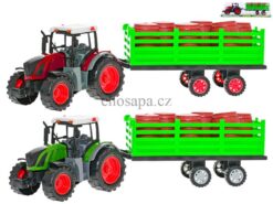 Máy kéo có rơ moóc 50cm chạy bằng bánh đà