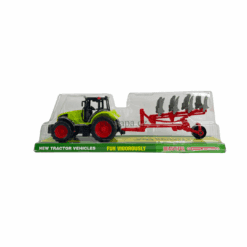 Máy kéo và máy cày đất. Đóng hộp 40cm