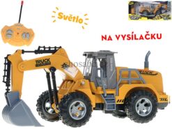 Xe máy xúc đào điều khiển từ xa - Đóng hộp 31 cm