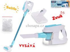 Máy hút bụi cầm tay 34cm dùng pin kèm phụ kiện 3ks có đèn và âm thanh trong hộp