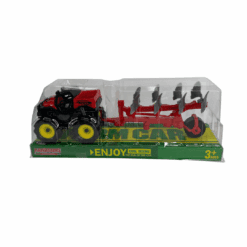 Máy kéo và máy cày đất. Đóng hộp 28cm