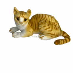 Mèo ngồi vằn vàng nằm 35cm