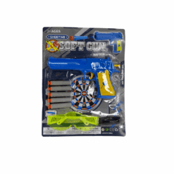 Súng ngắn bắn đạn xốp gắn mút - đóng vỉ 30 cm