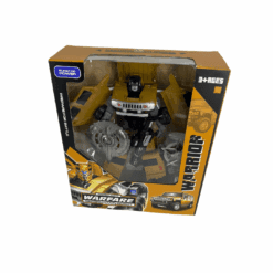 Autorobot chiến binh chạy Pin, hiệu ứng âm thanh, ánh sáng, kèm vũ khí chiến đầu. Đóng hộp 30cm