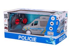 Xe cảnh sát CZ điều khiển từ xa, có đèn, âm thanh trong hộp 24cm