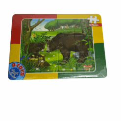 Bộ ghép hình động vật bằng xốp, 12 miếng. Mix nhiều hình