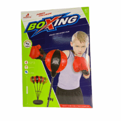Bộ tập boxing đàn hồi lò xo, cột cao 95cm, gang tay